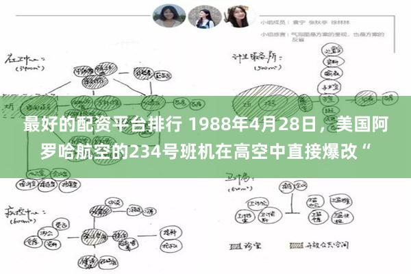 最好的配资平台排行 1988年4月28日，美国阿罗哈航空的234号班机在高空中直接爆改“