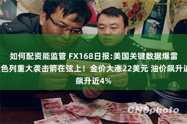 如何配资能监管 FX168日报:美国关键数据爆雷、以色列重大袭击箭在弦上！金价大涨22美元 油价飙升近4%