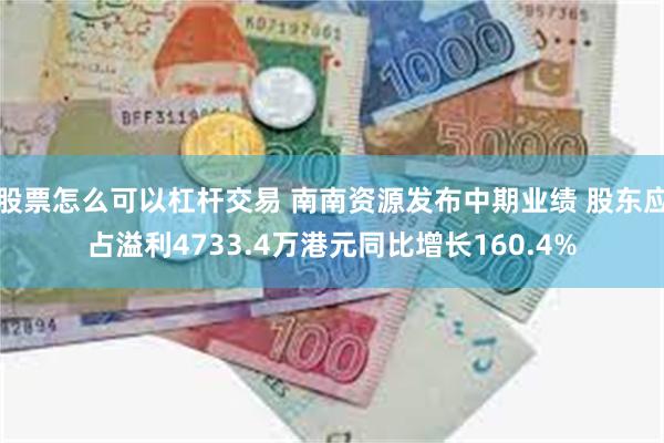 股票怎么可以杠杆交易 南南资源发布中期业绩 股东应占溢利4733.4万港元同比增长160.4%